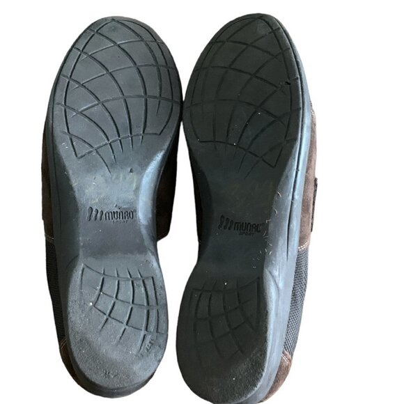 Munro American Sport JOLIET Suede Mesh Flats 8.5N Brown 111B - Picture 7 of 9